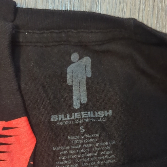 Billie Eilish "Hand To Face" Music Tour Tshirt - Picture 4 of 4